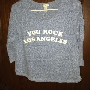 You Rock Los Angeles Crop Shirt